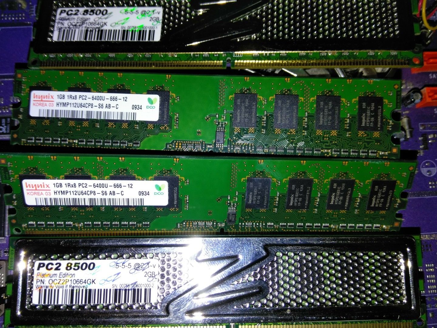 For sale ecs kn1 Extreme abit ax78 3 cpu's HD3870 ATi video card and lots of ddr memory